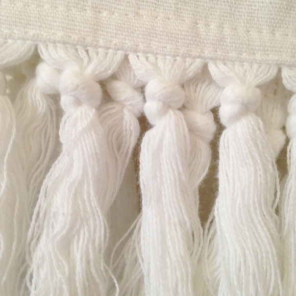 For Cynthia Linen Skirt W/Tassels And Embroidery - Picture 5 of 6